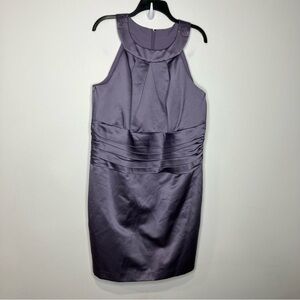 Elegant Purple Sleeveless Dress (David's Bridal)